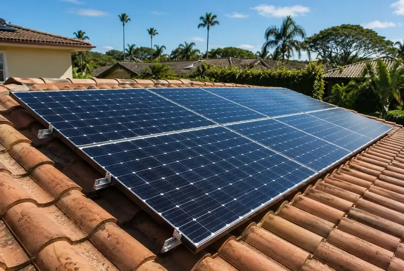 Installation de panneaux solaires à Andouque